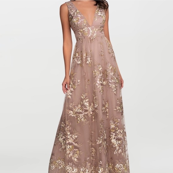 Azazie Dresses & Skirts - Azazie romantic dusty pink dress